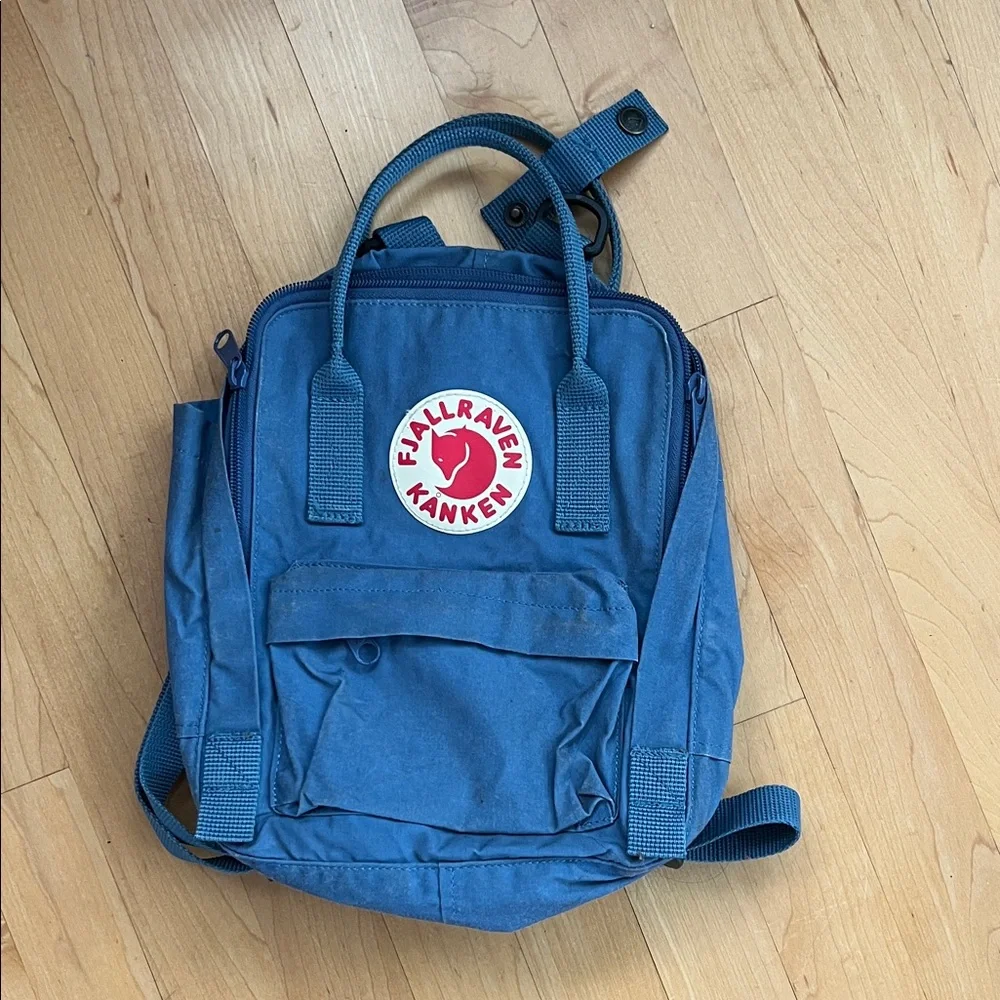 🇸🇪Mini Kånken Backpack - Fjällräven - Sky Blue 7L Good Used Condition